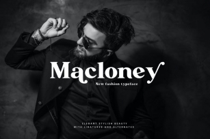 Macloney - Bold Serif Font Font Download