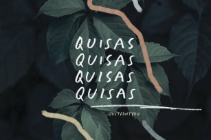 Quisas - Quirky Handwriting Fonts Font Download