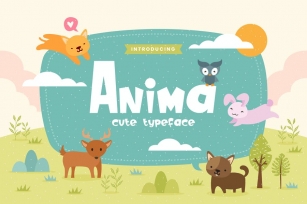Anima - Fun Children Typeface Font Download