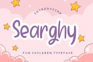 Searghy Fun Children Typeface Font Download