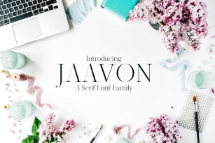 Jaavon Serif Font Family Font Download