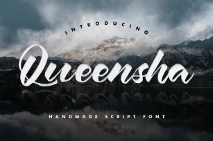 Queensha - Handmade Script Font Font Download