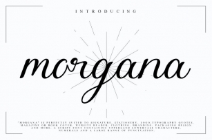 Morgana - Signature Script Font Font Download