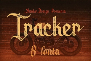 Tracker - Vintage Style Font Font Download