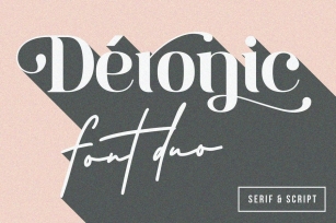 Deronic Font Duo Font Download