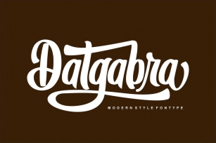 Datgabra Modern Style Font Font Download