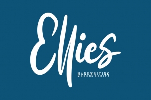 Ellies | Handwriting Modern Script Font Download