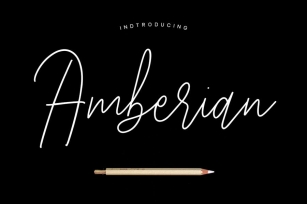 Amberian Font Signature Font Download