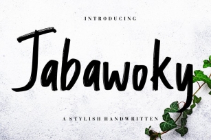 Jabawoky Stylish Handwritten Font Download