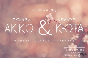 Akiko & Kiota Font Download