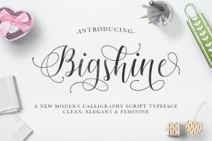 Bigshine Script Font Download