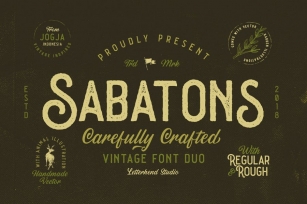Sabatons - Vintage Font Duo Font Download