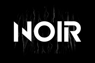NOIR - Unique & Modern Display / Logo Typeface Font Download