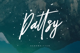 Dattsy Signature Brush Font Font Download