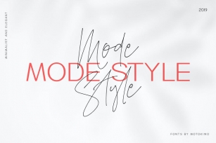 Mode Style - Font Duo Font Download