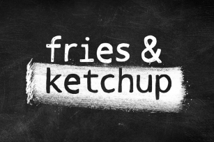 Fries and Ketchup Hand Drawn Font Font Download
