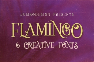 Flamingo - Vintage Style Font Font Download