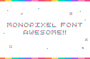MonoPixel Awesome Font Download
