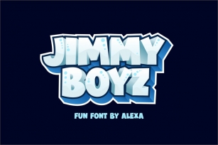 JIMMY BOYZ - Bold and FUN font Font Download