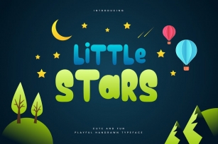 Little Stars - Fun Children Typeface Font Download