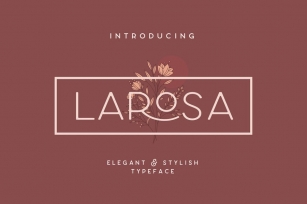 Larosa Sans Elegant Typeface Font Download