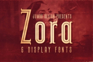 Zora - Vintage Display Font Font Download