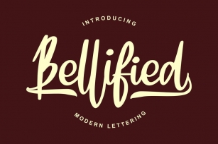 Bellified Modern Font Font Download