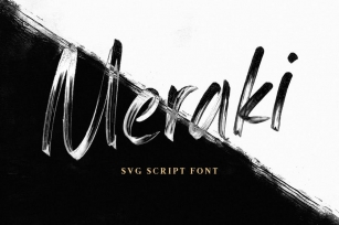 Meraki SVG Script Font Font Download
