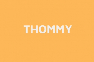Thommy Font Download