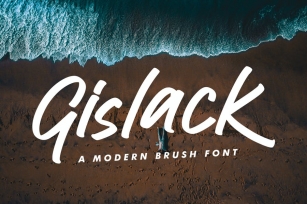 Gislack Brush Font Download