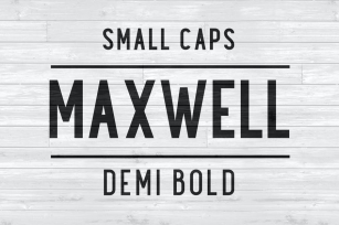 Maxwell Sans Small Caps DemiBold Font Download