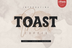Toast Bread Coffee Typeface Font Download