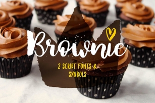 Brownie Brush Font Font Download