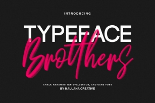 Brotthers - SVG Brush Free Sans Font Font Download