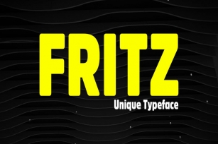 Fritz - Unique & Rounded Display / Logo Typeface Font Download
