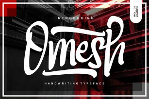 Omesh Handwriting Typeface Font Download