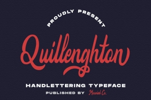 Quillenghton Typeface Font Download