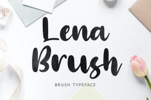 Lena Brush Typeface Font Download