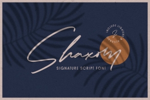 Shaxom - Signature Script Font Font Download