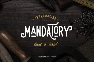 Mandatory - Vintage Font Duo Font Download