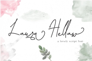 Laura Hellaw Lovely Script Font Font Download