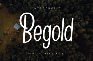 Begold - Semi Script Font Font Download