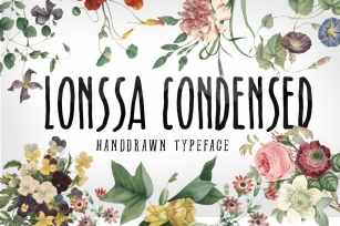 Lonssa Condensed Typeface Font Download