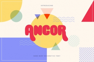 Ancor - Bold Fun Sans Serif Font Font Download