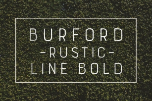 Burford Rustic Line Bold Font Download