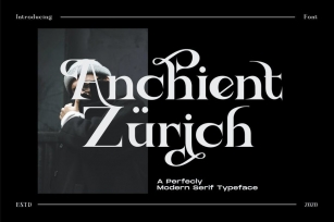 Ancient Zurich - Serif Elegant Font Logotype Brand Font Download