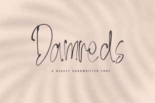 Damreds - The Beauty Handwritten Font Font Download
