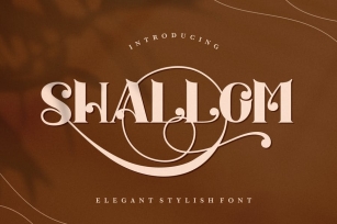 Shallom - Elegant Stylish Serif Font Font Download