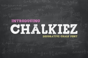 Chalkiez - Font Font Download
