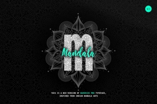 Maverick Mandala - Textured Typeface + WebFont Font Download